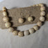 Beige Kazuri Necklace & Earrings African Inspired Handmade - VP's Jewelry  