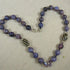 Purple Crazy Lace Agate Gemstone Necklace - VP's Jewelry