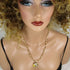 Delicate Handmade Yellow & Blue Flower Pendant Necklace - VP's Jewelry  