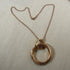 Bold Rose Gold Rings On Rings Pendant Necklace