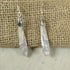 Lace Agate Gemstone Teardrop Earrings