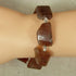 Gemstone Nugget Bracelet Brown - VP's Jewelry