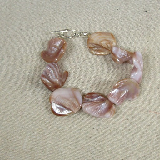 Pink Ocean Sea Shell Bracelet