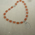 Peach & Clear Sea Glass Pendant Necklace - VP's Jewelry