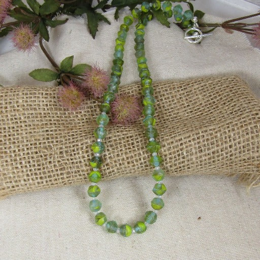 Classic Green Crystal Beaded Necklace  - VP's Jewelry