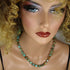 Natural Turquoise  Beaded Necklace & Earrings Jewelry Set - VP's Jewelry