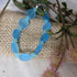 Aqua Sea Glass Bracelet