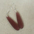 Long Teardrop Sea Glass Earrings
