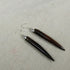 African Brown Bone Tooth Bead Drop Earrings - VP's Jewelry  