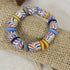 African Trade Bead Stretch Bracelet Multi-colored - VP's Jewelry