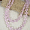 Blossom Pink Double Strand Sea Glass Necklace - VP's Jewelry