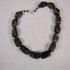 Black Fossil Gemstone Statement Necklace - VP's Jewelry  