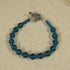 Classic Peacock Sea Glass Bracelet