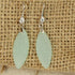Mint Sea Glass Earrings