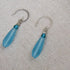 Turquoise Sea Glass Earrings