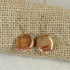 Fair Trade Kazuri Bead Earrings Gold - VP's Jewelry  
