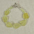 Pale Yellow Sea Glass Bracelet