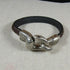 Man's Snake Head Brown Leather Bracelet - VP's Jewelry