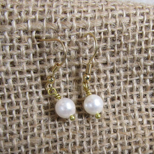 Delicate Pearl Drop Earrings - VP's Jewelry