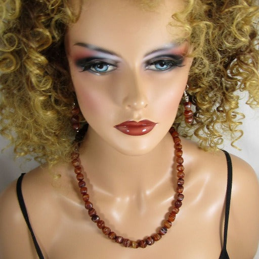 Striped Agate Gemstone Designer Set - VP's Jewelry  