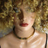 Black & Gold Leather Half Choker - VP's Jewelry