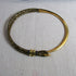 Black & Gold Leather Half Choker - VP's Jewelry