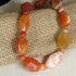 Big Bold African Agate Nugget Handmade Beaded Necklace - VP's Jewelry