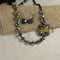 Handmade Artisan Black Beaded Necklace & Earrings - VP's Jewelry  