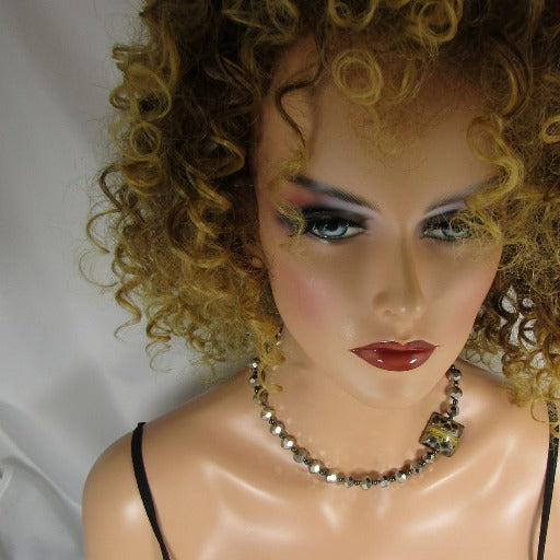 Handmade Artisan Black Beaded Necklace & Earrings - VP's Jewelry  