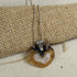 Agate Pendant Necklace on Rolo Sterling Silver Chain - VP's Jewelry