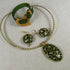 Handmade Artisan Designer Jewelry Set in Green - VP's Jewelry  