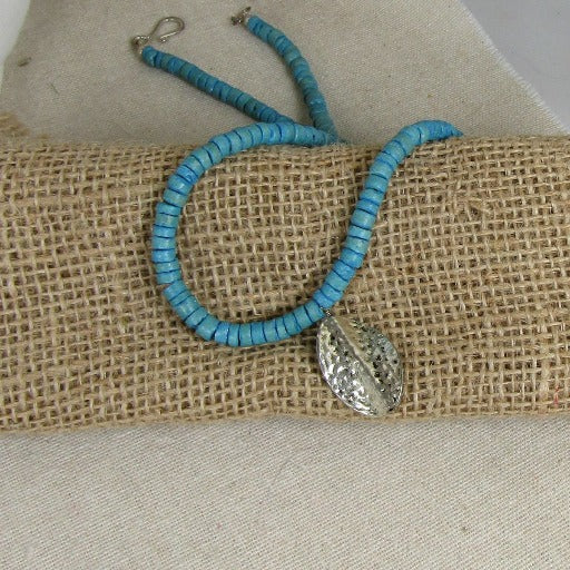 Sea Blue Surfer Necklace - VP's Jewelry