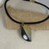 Men's Horn & Black Suede Pendant Necklace - VP's Jewelry