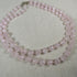 Double Strand Rose Quartz Necklace
