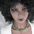 Turquoise Copper and African Kazuri Necklace & Earrings