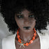 Orange Kazuri Bead Necklace Bold Starfish - VP's Jewelry