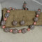 Grey Kazuri Fair Trade Bead Necklace & Earrings Handmade Jewelry - VP's Jewelry
