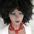 Bold Bright Red Beaded Pendant Necklace Fair Trade Kazuri Bead - VP's Jewelry