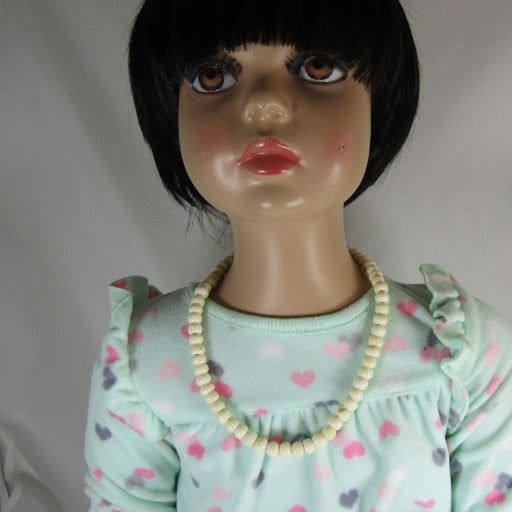Cream Gemstone Child's Necklace - VP's Jewelry