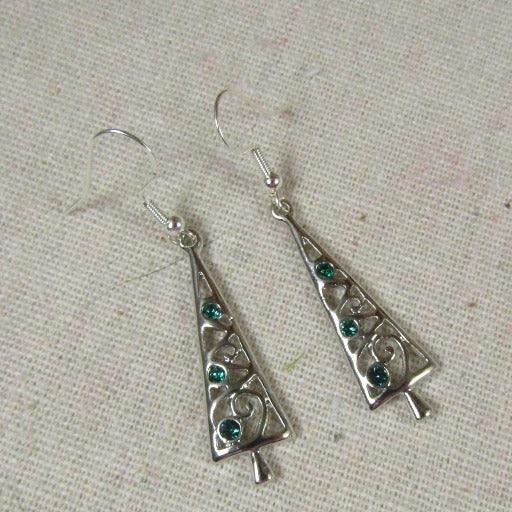Cute Christmas Tree Earrings - VP's Jewelry
