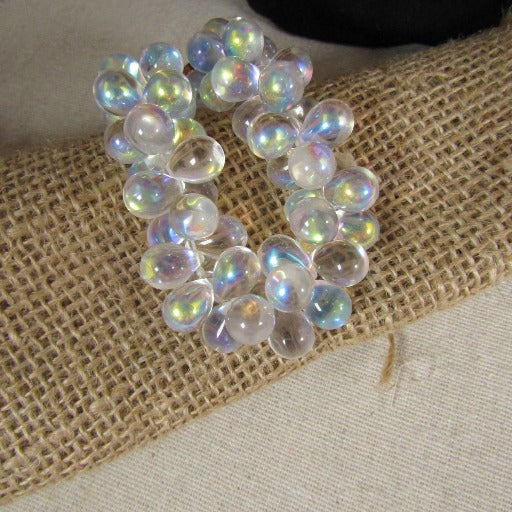 Frosted Teardrop Beaded Bracelet - VP's Jewelry