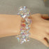 Frosted Teardrop Beaded Bracelet - VP's Jewelry