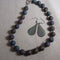 Rainbow Gemstone Beaded Necklace & Earrings Handcrafted - VP's Jewelry  