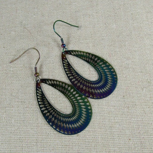 Rainbow Ultra Lite Teardrop Earrings - VP's Jewelry