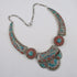 Handcrafted Boho Tibetan Turquoise Inlay Pendant Necklace - VP's Jewelry