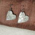 Handmade Pewter Heart Earrings - VP's Jewelry