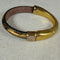 Gold and Leopard Leather Cuff Bracelet - VP's Jewelry