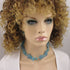 Turquoise Bay Sea Glass & Lava Starfish Necklace & Earrings