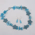 Turquoise Bay Sea Glass & Lava Starfish Necklace & Earrings