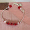 Unique Red Crystal Bangle Bracelet - VP's Jewelry